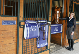 Horse show set up custom stall guards stable accessories Equestrian