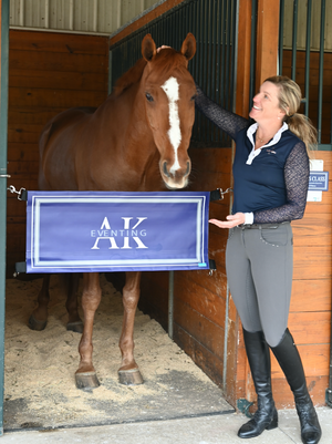 Custom stall guards barn colors Equestrian horse show