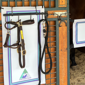 Custom stall guards barn colors Equestrian horse show Eventing Dressage Halter Bridle